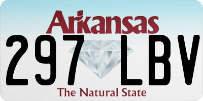 AR license plate 297LBV