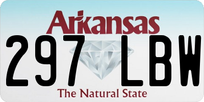 AR license plate 297LBW