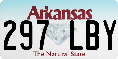 AR license plate 297LBY