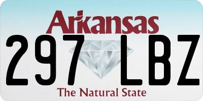 AR license plate 297LBZ