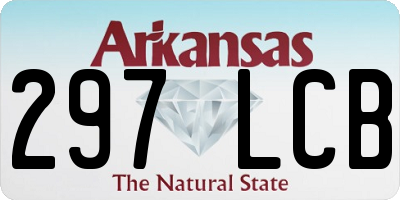 AR license plate 297LCB