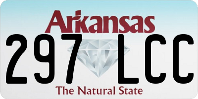 AR license plate 297LCC