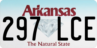 AR license plate 297LCE