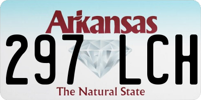 AR license plate 297LCH