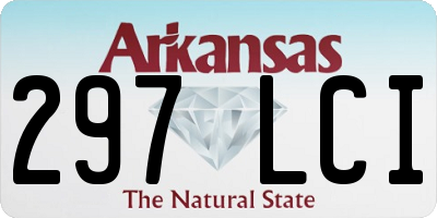 AR license plate 297LCI