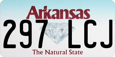 AR license plate 297LCJ