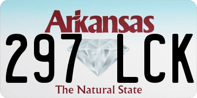 AR license plate 297LCK