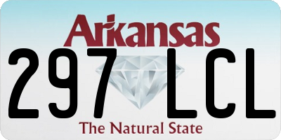 AR license plate 297LCL
