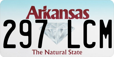 AR license plate 297LCM