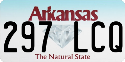 AR license plate 297LCQ