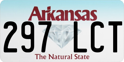 AR license plate 297LCT