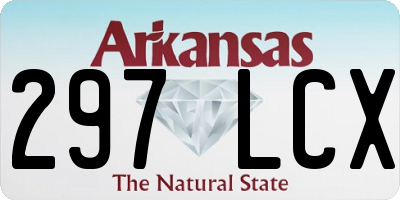 AR license plate 297LCX
