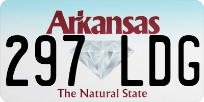 AR license plate 297LDG