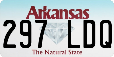 AR license plate 297LDQ