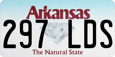 AR license plate 297LDS