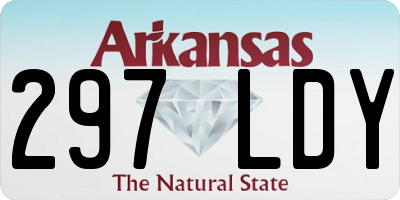 AR license plate 297LDY