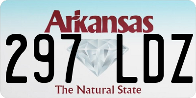 AR license plate 297LDZ