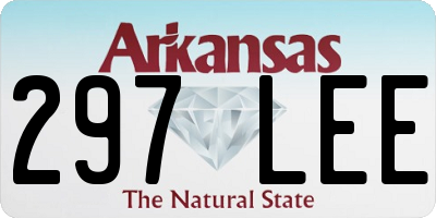 AR license plate 297LEE
