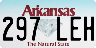 AR license plate 297LEH
