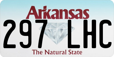 AR license plate 297LHC