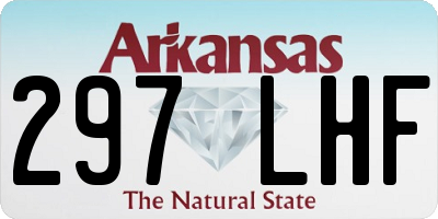 AR license plate 297LHF