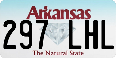 AR license plate 297LHL
