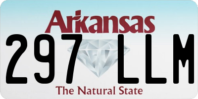 AR license plate 297LLM