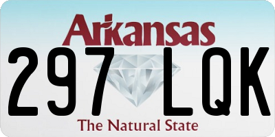 AR license plate 297LQK