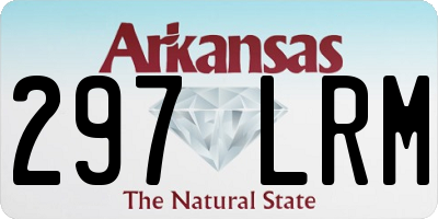 AR license plate 297LRM
