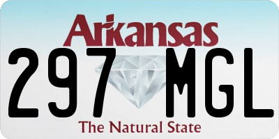 AR license plate 297MGL