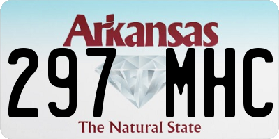 AR license plate 297MHC