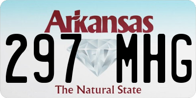 AR license plate 297MHG