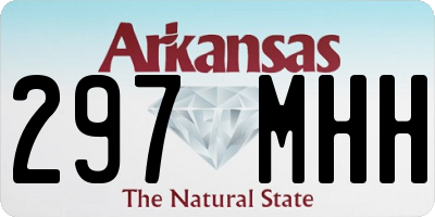 AR license plate 297MHH