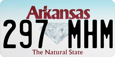 AR license plate 297MHM