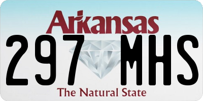 AR license plate 297MHS