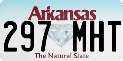 AR license plate 297MHT