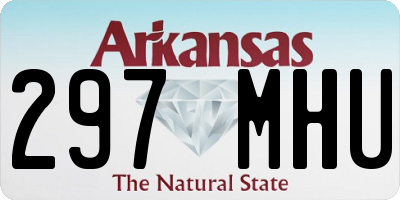 AR license plate 297MHU