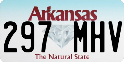 AR license plate 297MHV
