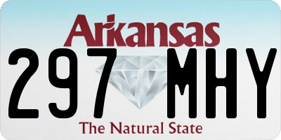 AR license plate 297MHY