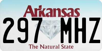 AR license plate 297MHZ