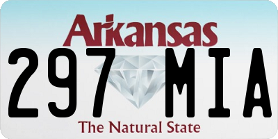 AR license plate 297MIA