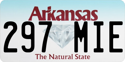 AR license plate 297MIE