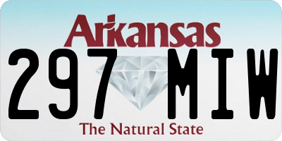 AR license plate 297MIW