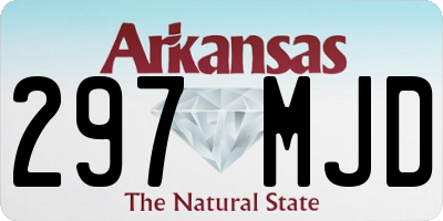 AR license plate 297MJD