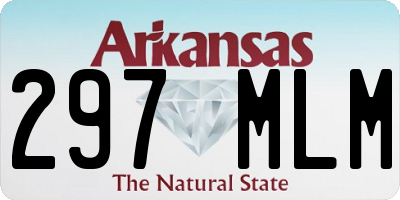 AR license plate 297MLM