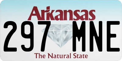 AR license plate 297MNE