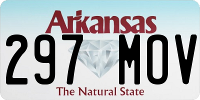 AR license plate 297MOV