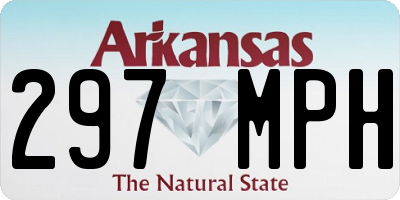 AR license plate 297MPH