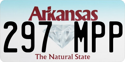 AR license plate 297MPP