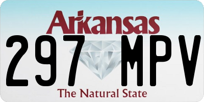 AR license plate 297MPV